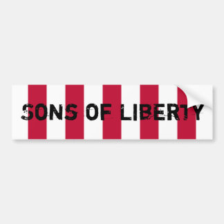 Pegatina Para Coche US_Sons_OfLiberty_9Stripes_Flag, hijos de la