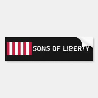 Pegatina Para Coche US_Sons_OfLiberty_9Stripes_Flag, HIJOS de la