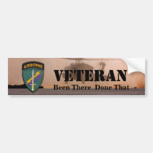 Pegatina Para Coche USACAPOC especial ops veteranos veteranos vets bum