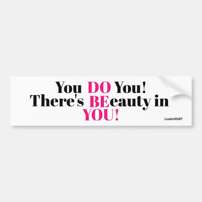 Pegatina Para Coche Usted le hace… pegatina/muestra del estímulo (Frente)