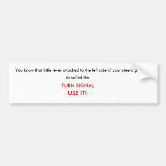 Pegatina Para Coche Usted sabe que poca palanca atada al izquierdo…