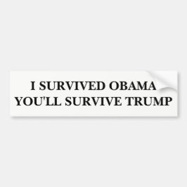 Pegatina Para Coche Usted sobrevivirá