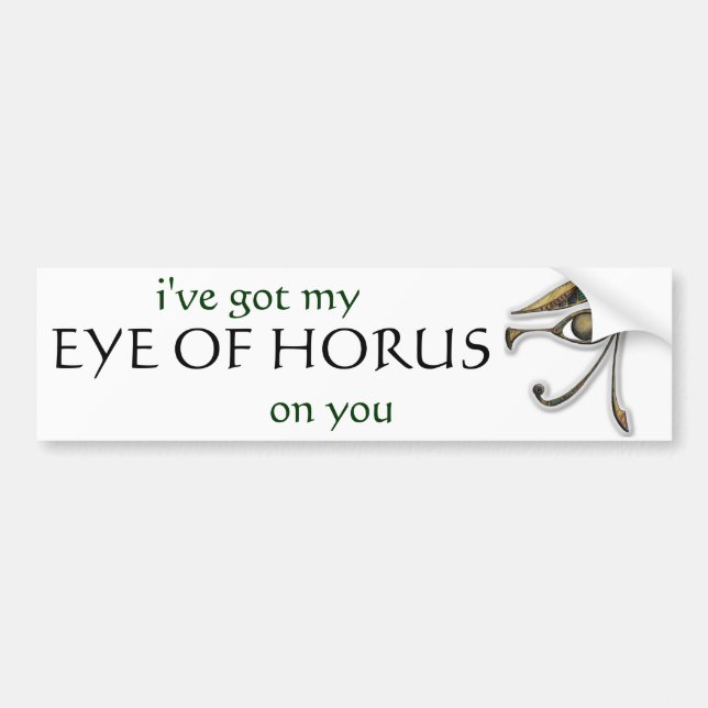 Pegatina Para Coche Utchat - amuleto de la protección (Frente)