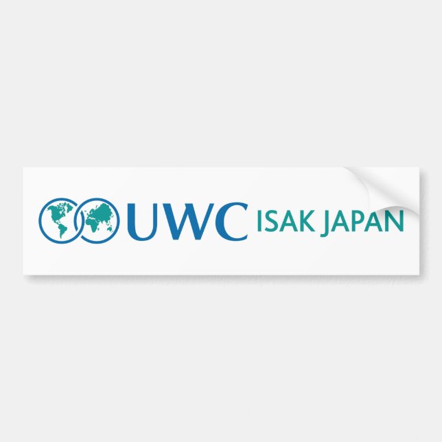 Pegatina Para Coche UWC ISAK Bumper Sticker / バ・パ テ ス Japan カ・ (Frente)