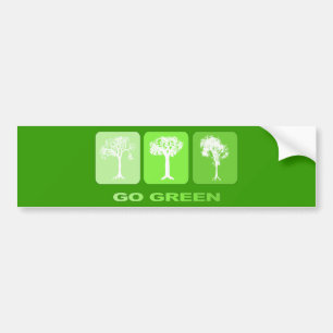 Pegatina Para Coche Va el verde