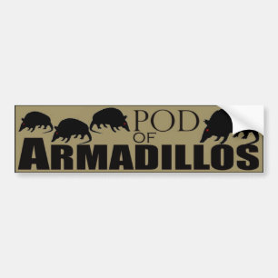 Pegatina Para Coche Vaina de armadillos
