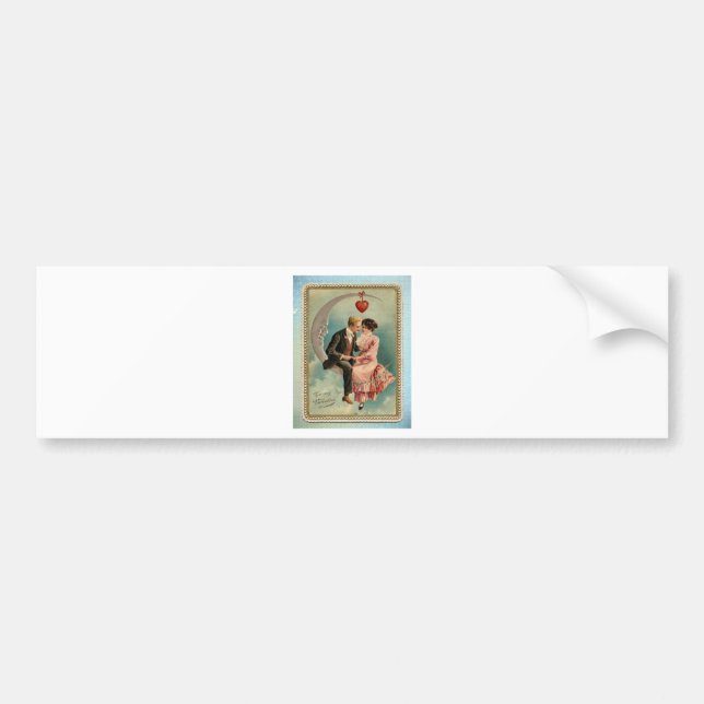 Pegatina Para Coche valentinas victorianas (Frente)