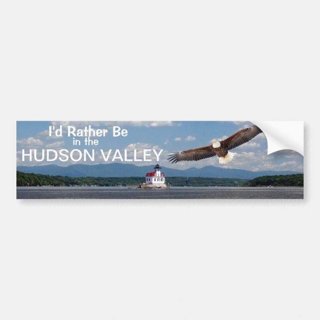 Pegatina Para Coche Valle de Hudson (Frente)