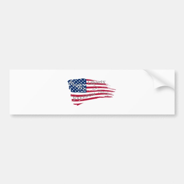 Pegatina Para Coche Valores de Estados Unidos (Frente)