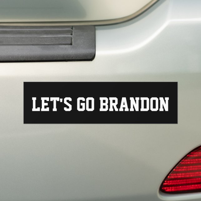 PEGATINA PARA COCHE VAMOS A BRANDON BUMPER STICKER (en coche)