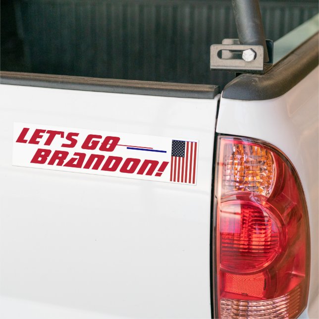 Pegatina Para Coche Vamos Brandon Bumper Sticker (En Camión)