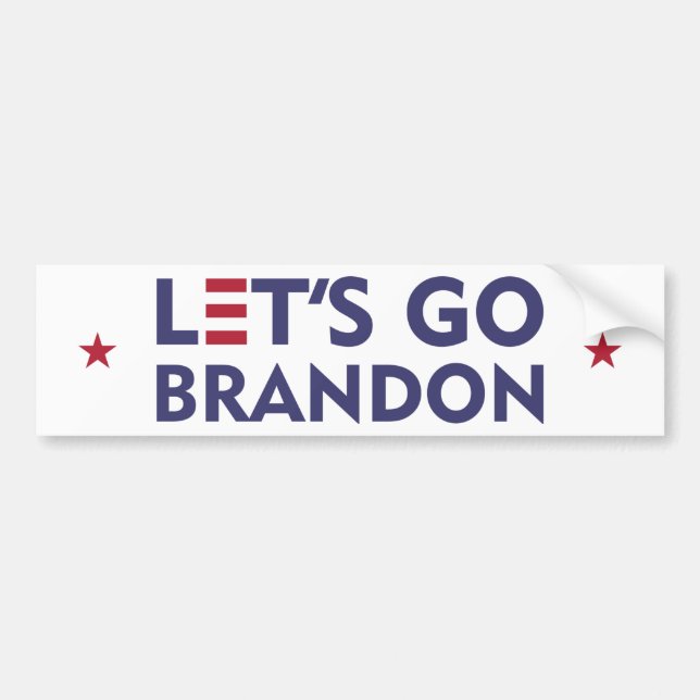 Pegatina Para Coche Vamos Brandon Bumper Sticker (Frente)