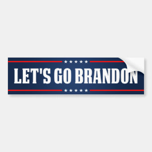 Pegatina Para Coche Vamos Brandon FJB anti joe Biden pro trump 2024