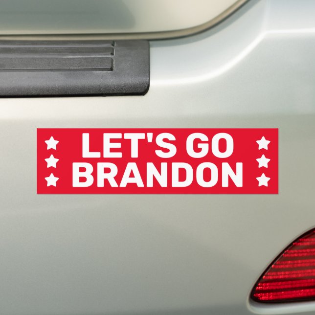 Pegatina Para Coche Vamos Brandon IVR Bumper Sticker (en coche)