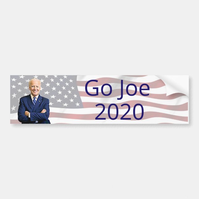 Pegatina Para Coche Vamos Joe, Joe Biden para el presidente 2020 (Frente)