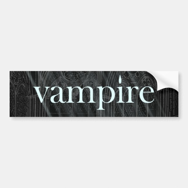 Pegatina Para Coche Vampire Gothic (Frente)