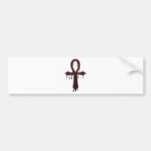 Pegatina Para Coche VAMPIRO ANKH - Bloody