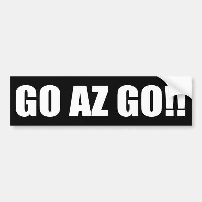 PEGATINA PARA COCHE ¡VAN AZ VAN! (Frente)