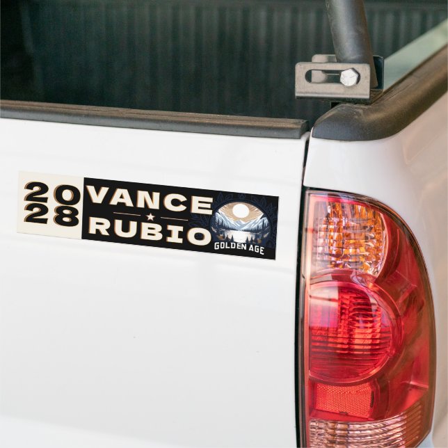Pegatina Para Coche Vance Rubio 2028 (En Camión)