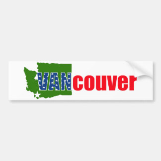 Pegatina Para Coche Vancouver, Washington Bumper Sticker