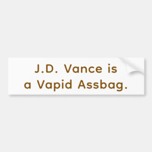 Pegatina Para Coche Vapid Assbag Vance Hankamer Artjunkhaus Arte Cómic