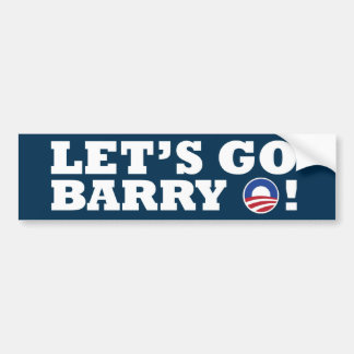 Pegatina Para Coche ¡Vayamos Barry O! Obama