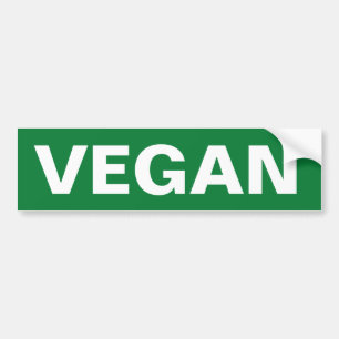 PEGATINA PARA COCHE VEGAN