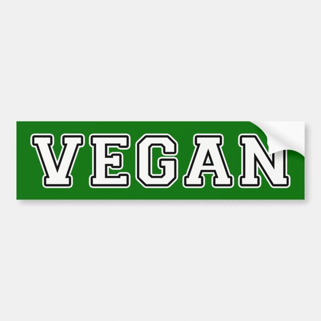 Pegatina Para Coche Vegan (Frente)