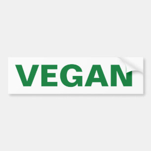 PEGATINA PARA COCHE VEGAN