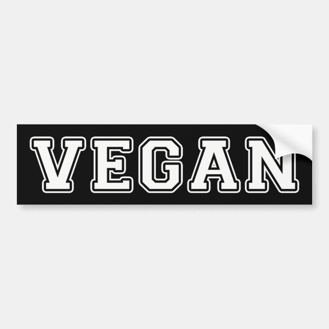 Pegatina Para Coche Vegan (Frente)