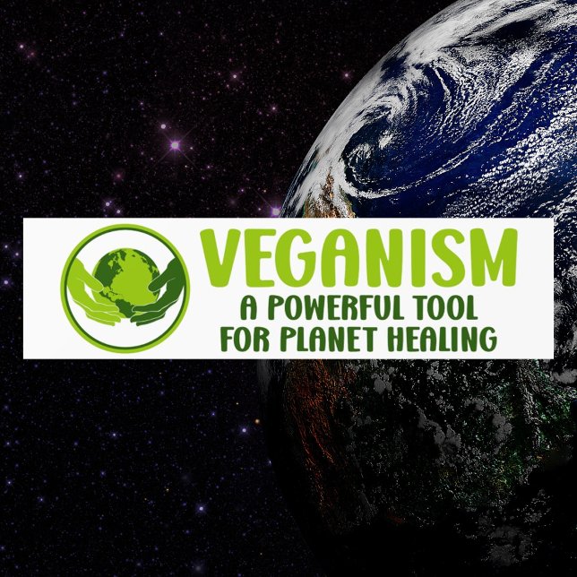 Pegatina Para Coche Veganismo (Subido por el creador)