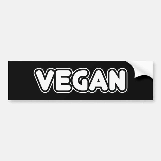 Pegatina Para Coche Vegano (Frente)