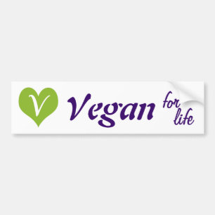 Pegatina Para Coche Vegano para la vida