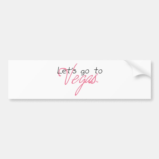 PEGATINA PARA COCHE ¡VEGAS! (Frente)