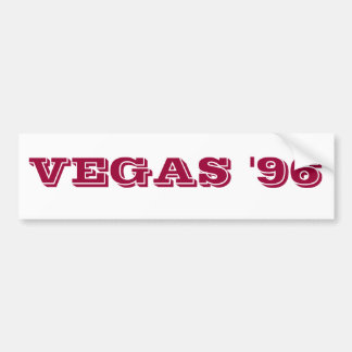 PEGATINA PARA COCHE VEGAS '96