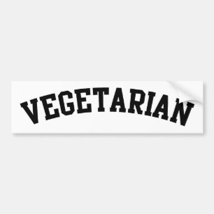 Pegatina Para Coche Vegetariano