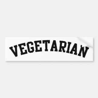 Pegatina Para Coche Vegetariano
