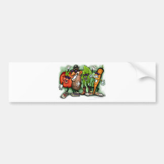 Pegatina Para Coche Veggie Gang
