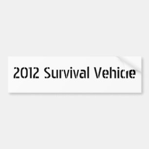 Pegatina Para Coche Vehículo 2012 de la supervivencia