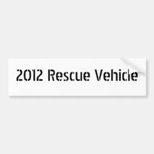 Pegatina Para Coche Vehículo de rescate 2012