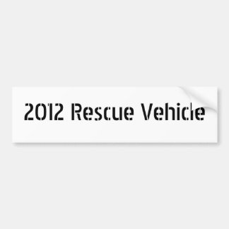 Pegatina Para Coche Vehículo de rescate 2012