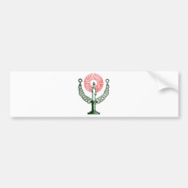 Pegatina Para Coche Vela tradicional de Navidades