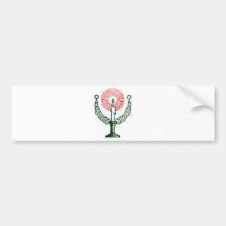 Pegatina Para Coche Vela tradicional de Navidades