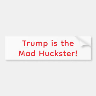 Pegatina Para Coche Vendedor loco Trump Muñeco Hankamer Artjunkhaus Am