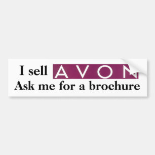 Pegatina Para Coche Vendo Avon