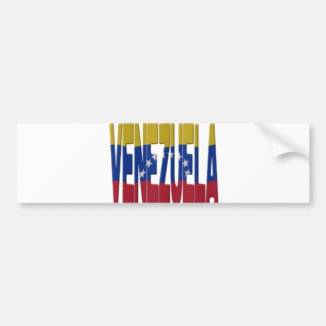 Pegatina Para Coche Venezuela flag (Frente)