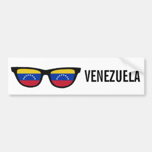Pegatina Para Coche Venezuela sombrea el bumpersticker de encargo del