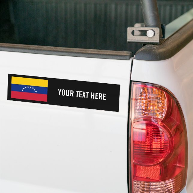 Pegatina Para Coche Venezuelan flag custom bumper sticker for car (En Camión)
