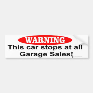 Pegatina Para Coche ventas de garaje del coche