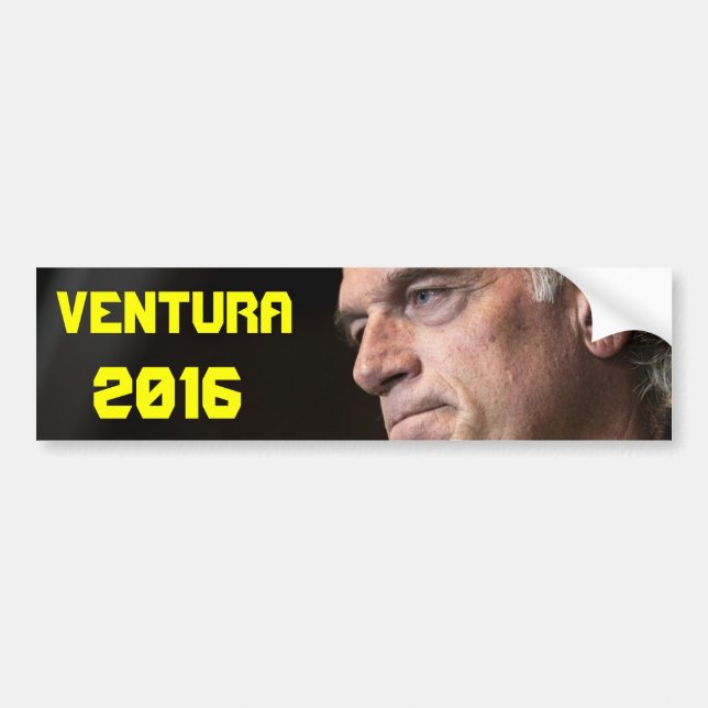 Pegatina Para Coche Ventura para presidente (Frente)